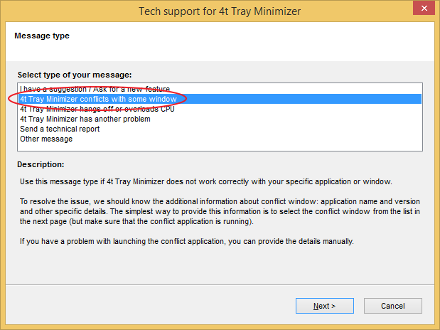 Tech support for 4t Tray Minimizer